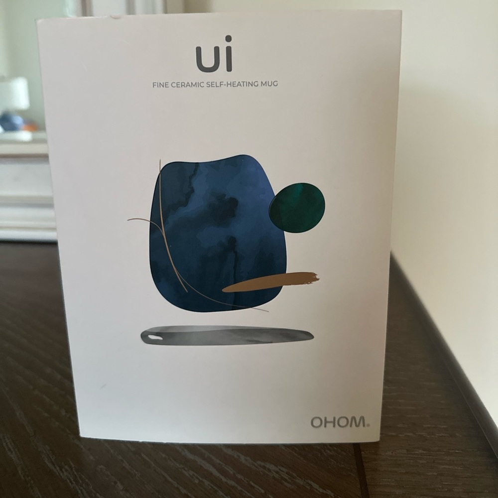 UI fine ceramic self heating mug Never been used